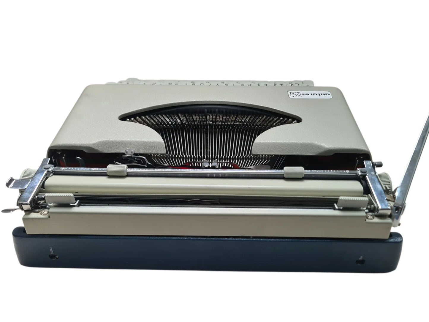 Antares Compact Typewriter, QWERTY working vintage typewriter ElGranero Typewriter.Company