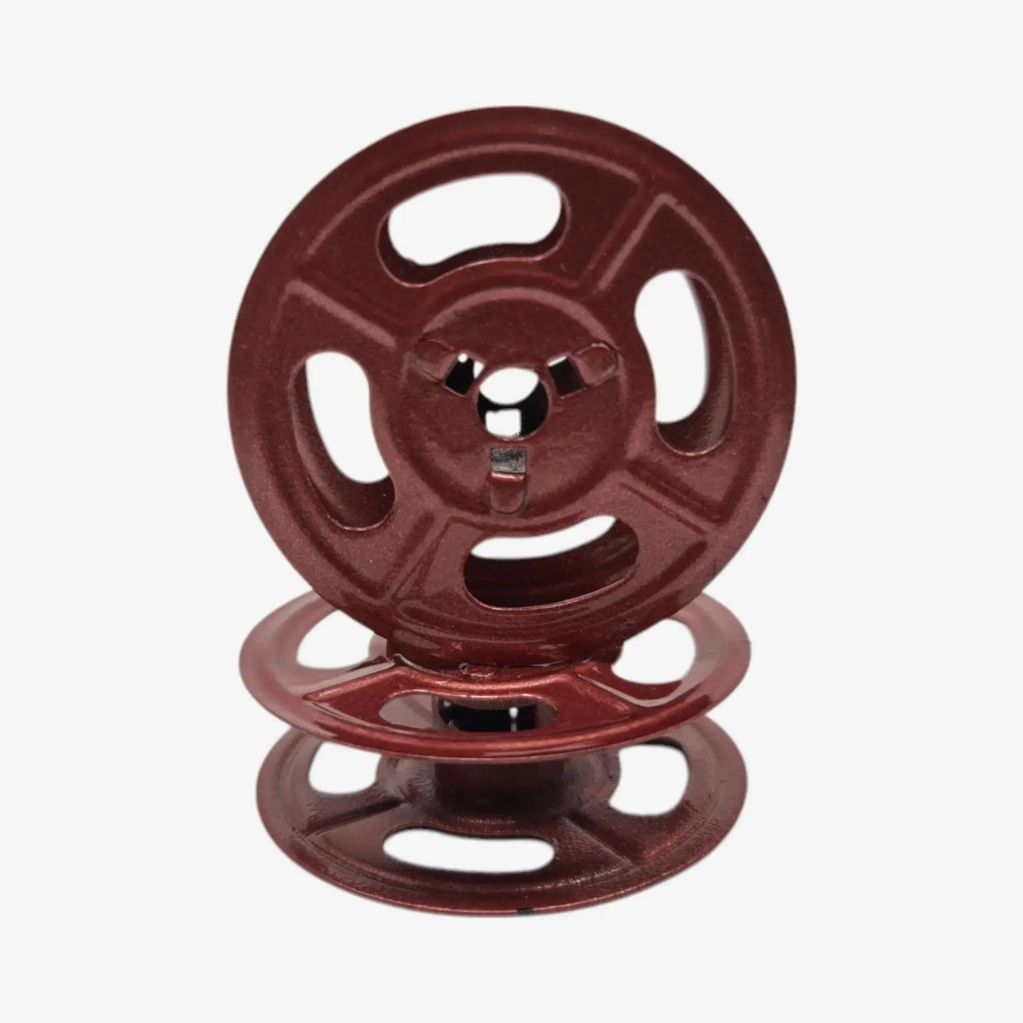 Burgundy Metal Universal Ribbon Spools for Typewriters El Granero Typewriter.Company