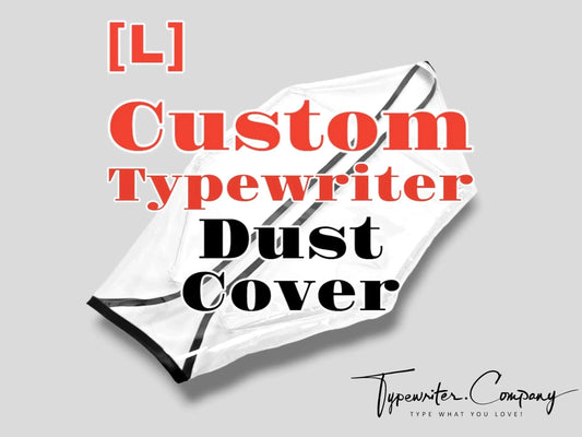 CUSTOM Large Typewriter Dust Cover, Transparent Vinyl PVC - ElGranero Typewriter.Company