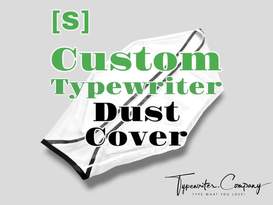 CUSTOM Small Dust Cover, Transparent Vinyl PVC for Vintage Typewriter - ElGranero Typewriter.Company