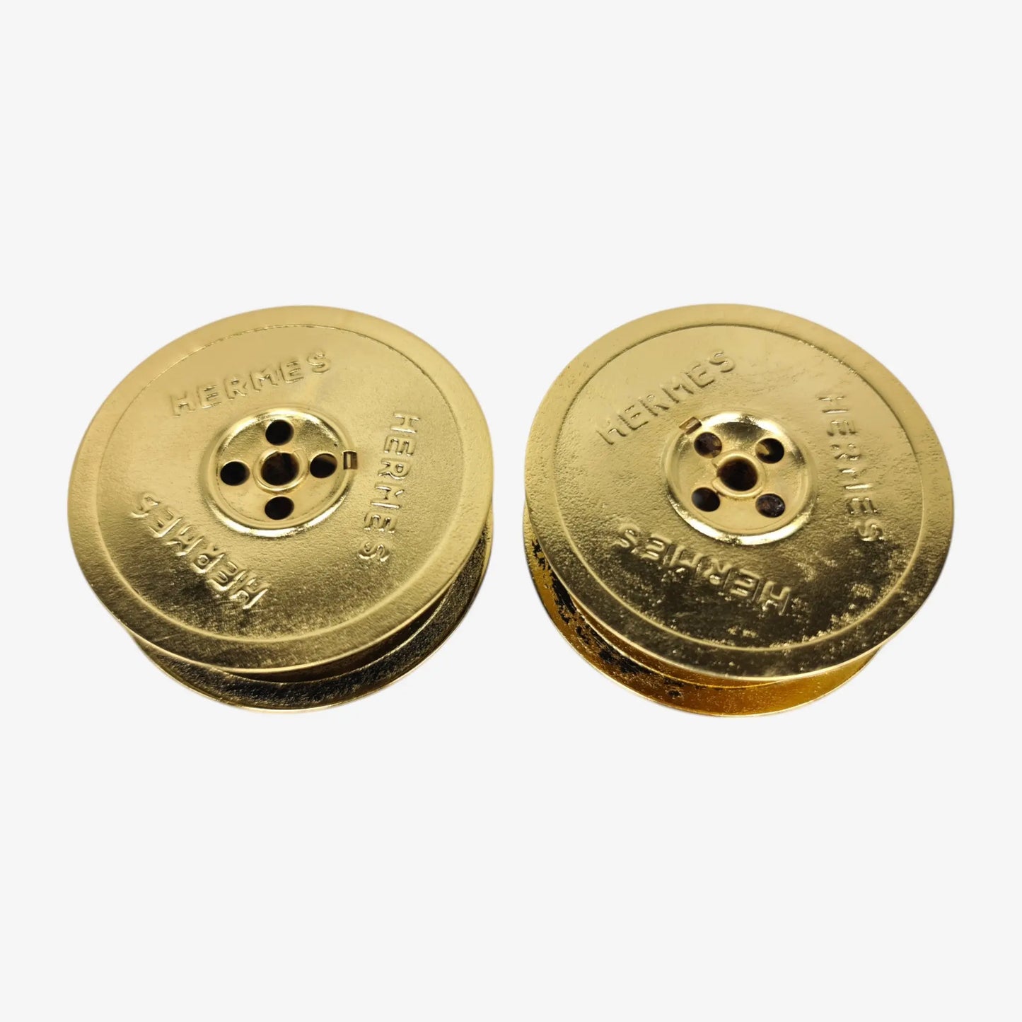 Chrome-Plated Silver Metal Ribbon Spools for Hermes Typewriters (Copy) El Granero Typewriter.Company