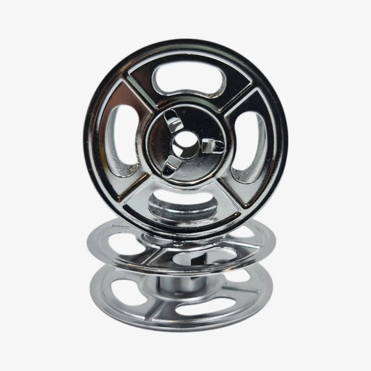 Chrome-Plated Silver Metal Ribbon Spools for Hermes Typewriters (Copy) El Granero Typewriter.Company