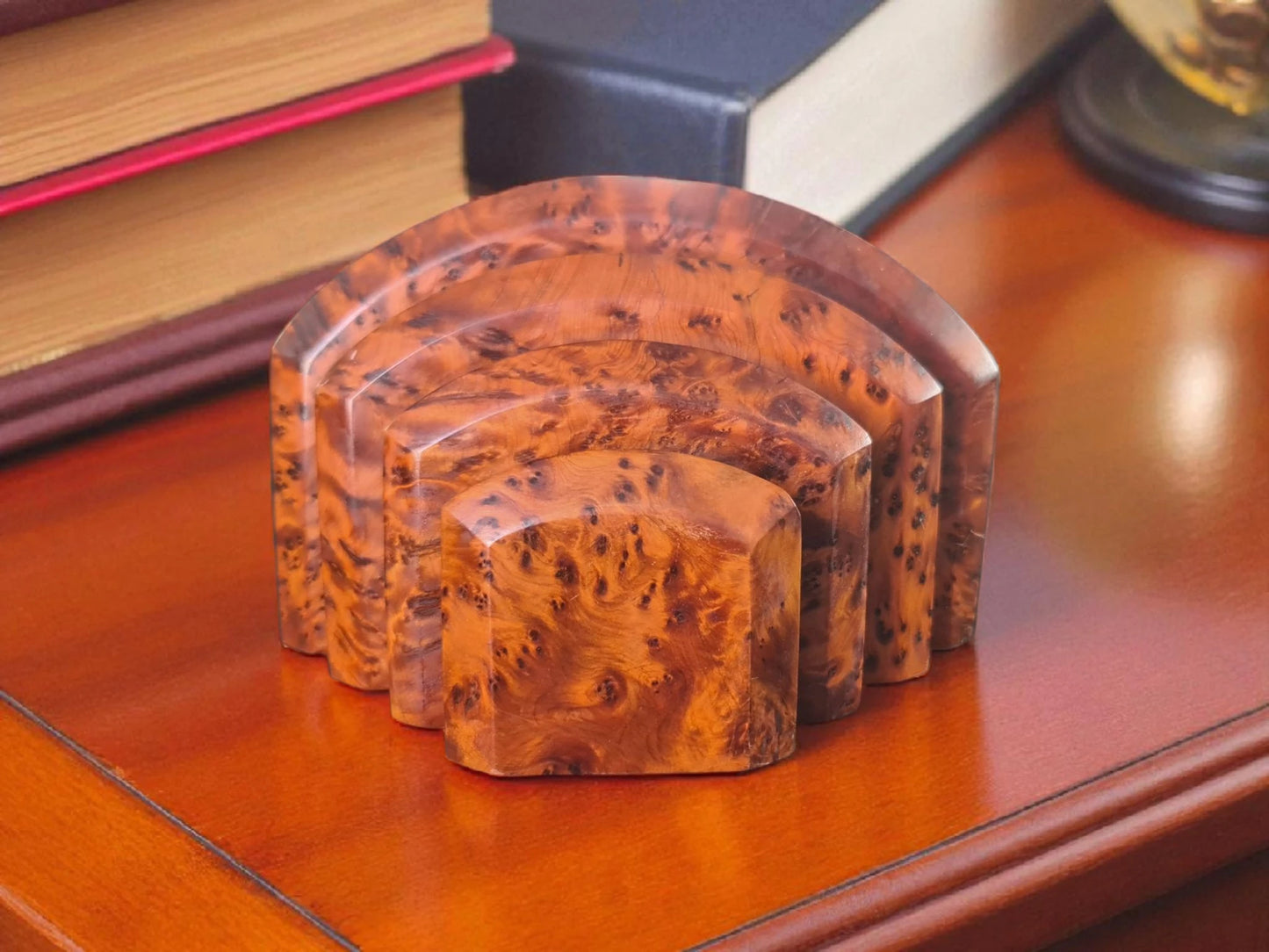 Elegant Wooden Desk Organizer for Envelopes and Letters ElGranero Typewriter.Company