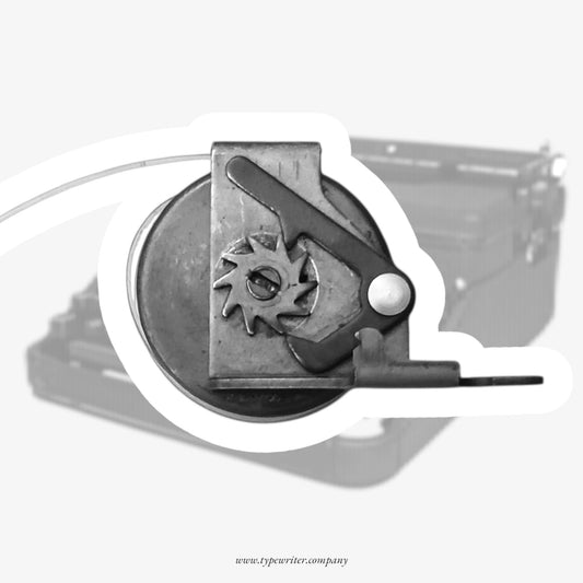 Hermes 2000 Original Mainspring Drum with support and cord – Typewriter Spare Part ElGranero Typewriter.Company