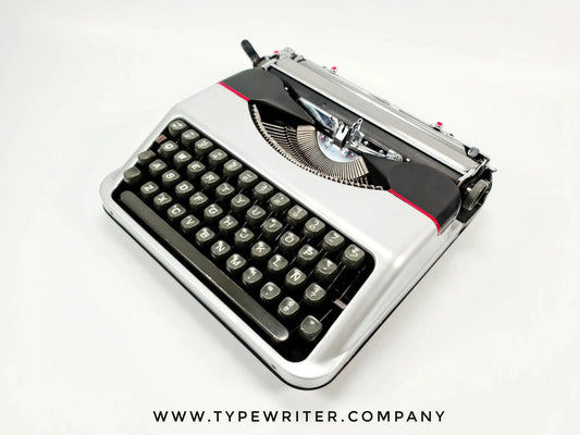 Hermes Baby Silver, Vintage Manual Typewriter, Restored - ElGranero Typewriter.Company