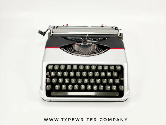 Hermes Baby Silver, Vintage Manual Typewriter, Restored - ElGranero Typewriter.Company