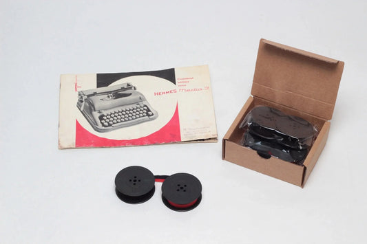 New Universal Typewriter Ink Ribbon for Hermes Media 3 (round top) - ElGranero Typewriter.Company