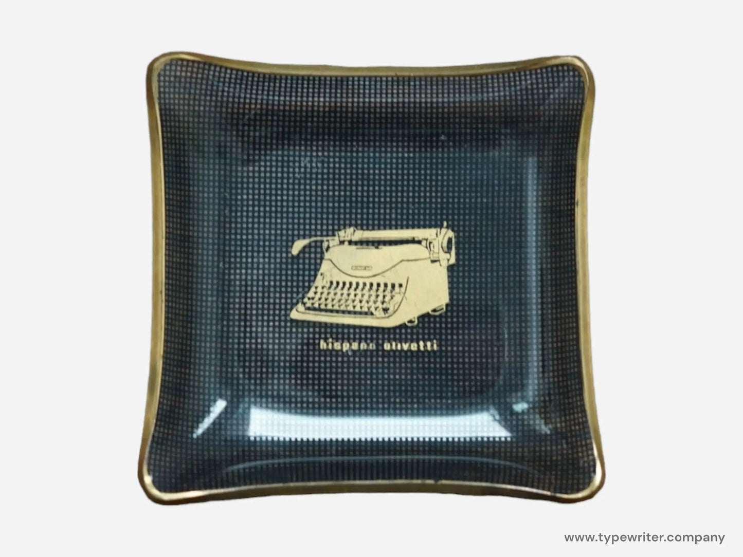 Hispano Olivetti Ashtray, Square, Lexicon 80, Collector's Item - ElGranero Typewriter.Company