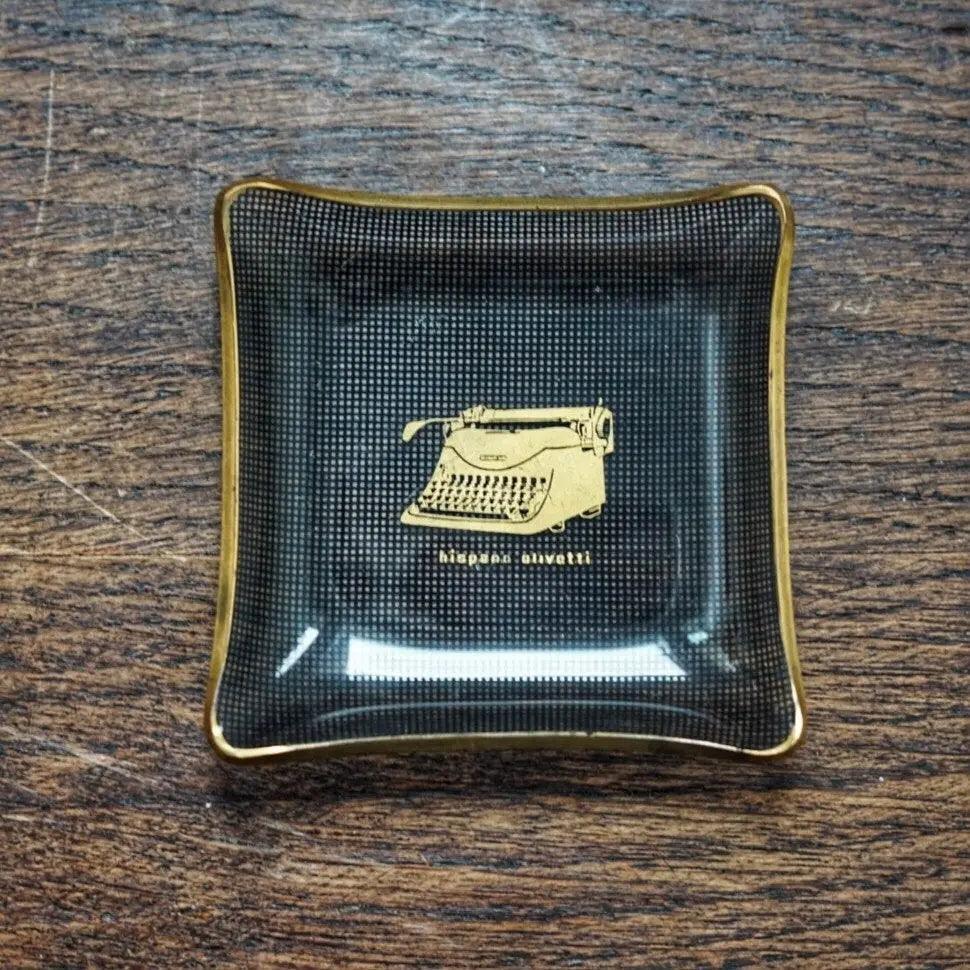 Hispano Olivetti Ashtray, Square, Lexicon 80, Collector's Item - ElGranero Typewriter.Company