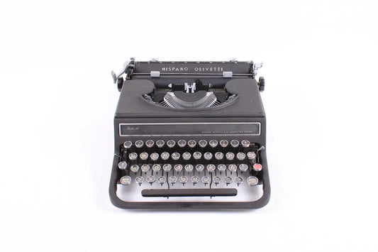 Hispano Olivetti Studio 46/ 42 Portable Manual Vintage Typewriter - ElGranero Typewriter.Company