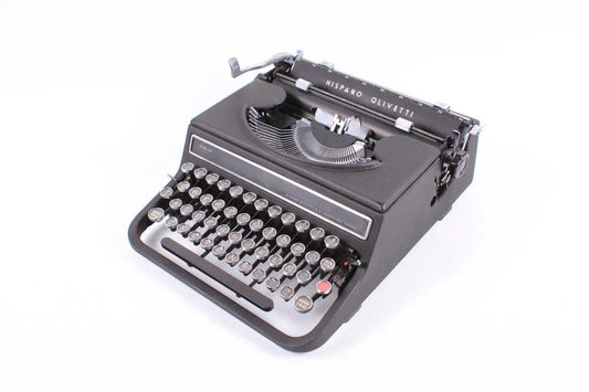 Hispano Olivetti Studio 46/ 42 Portable Manual Vintage Typewriter - ElGranero Typewriter.Company