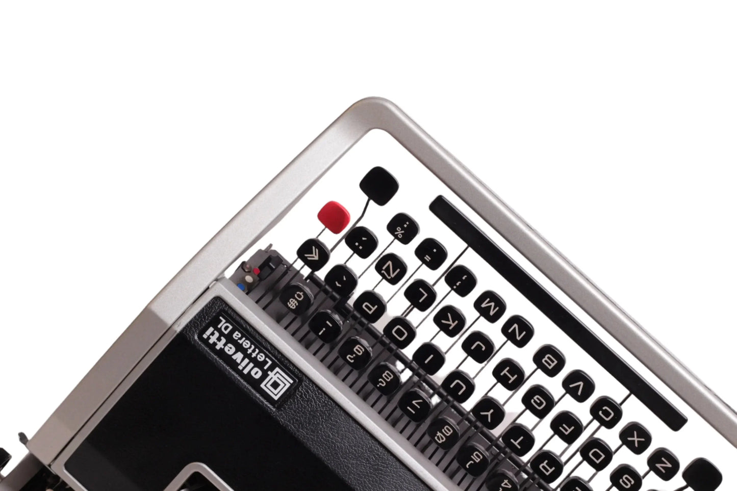 Olivetti Lettera DL / 33 Black Typewriter, Vintage, Refurbished - ElGranero Typewriter.Company