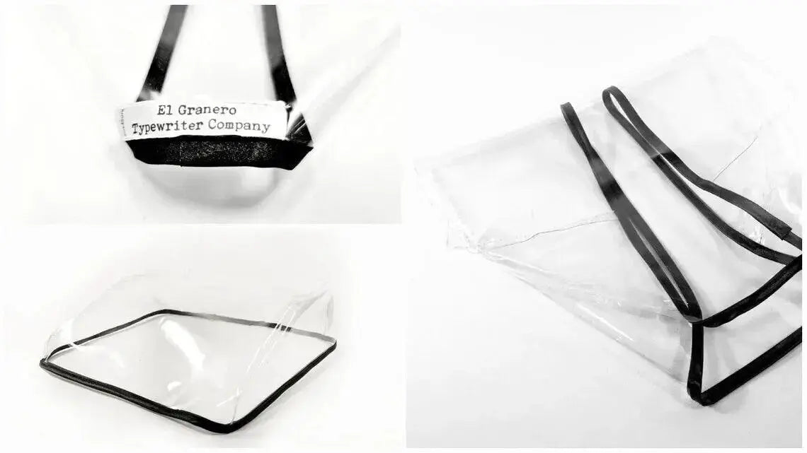MEDIUM Transparent Typewriter Dust Cover for Olivetti Lettera 25 - ElGranero Typewriter.Company