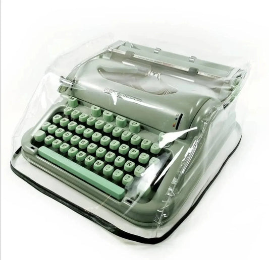 MEDIUM Transparent Typewriter Dust Cover for Hermes 3000 (round top) - ElGranero Typewriter.Company