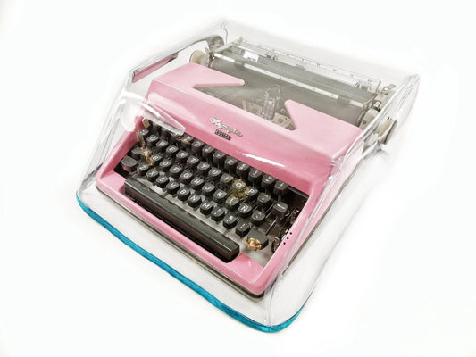 MEDIUM Transparent Typewriter Dust Cover for Olympia Monica SM - ElGranero Typewriter.Company