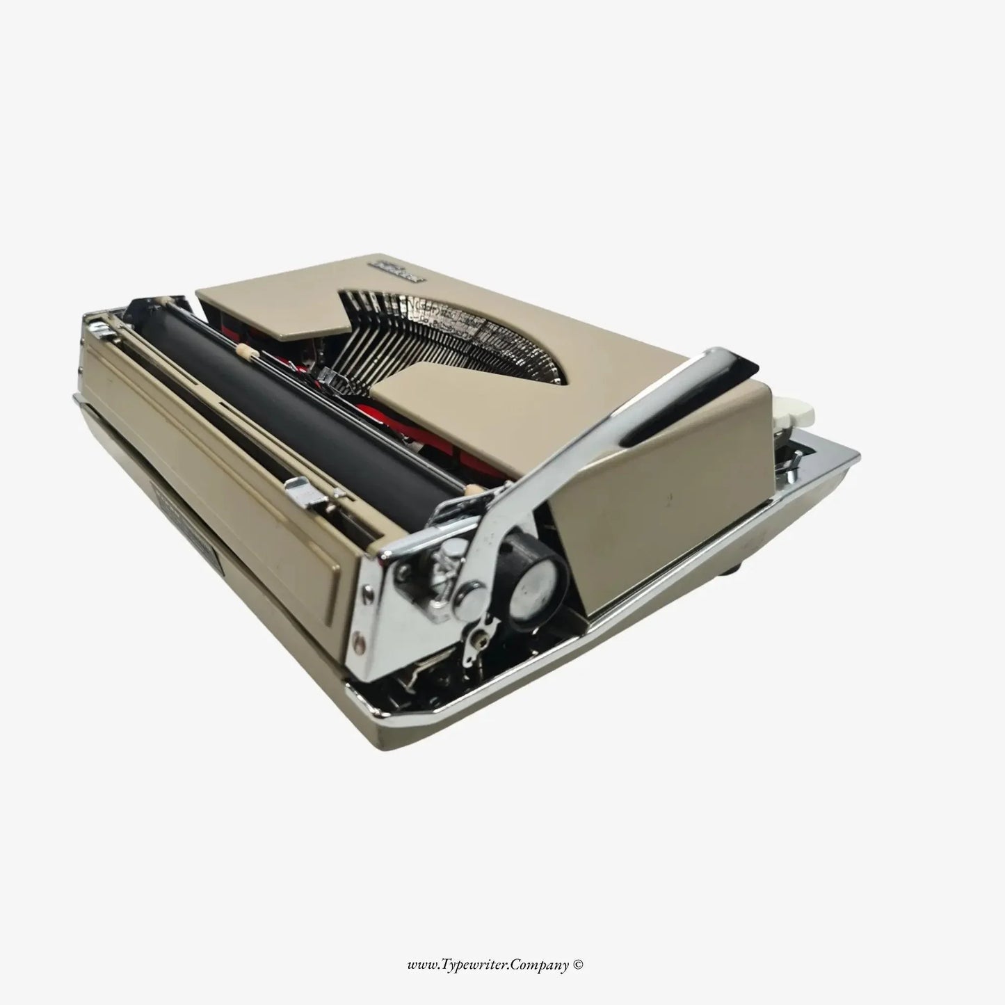 Nippo P-200 Manual Vintage Typewriter, Serviced, Qwerty Keyboard - ElGranero Typewriter.Company