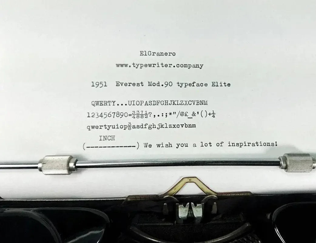 New Universal Typewriter Ink Ribbon for Olivetti Typewriter - ElGranero Typewriter.Company