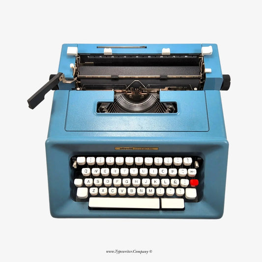 Olivetti Studio 46 Typewriter, Vintage Manual, Refurbished, QWERTY Keyboard - ElGranero Typewriter.Company