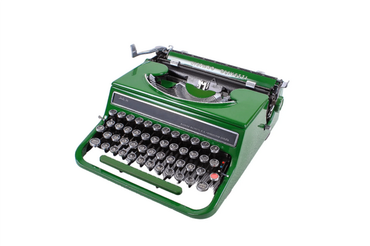 Olivetti Studio 46(42) Glossy Green Vintage Typewriter, Restored - ElGranero Typewriter.Company