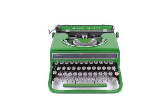 Olivetti Studio 46(42) Glossy Green Vintage Typewriter, Restored - ElGranero Typewriter.Company