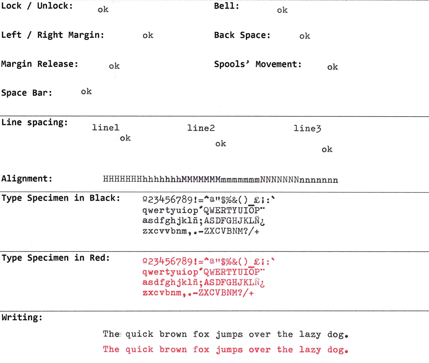 SOLD! Olympia SM 7 / 9 Black & Yellow, Manual Typewriter, Refurbished - ElGranero Typewriter.Company