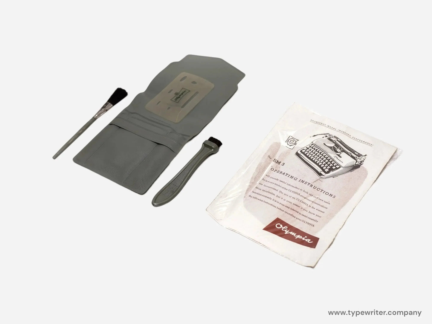 Olympia Vintage Cleaning Set for Olympia SM Typewriters - ElGranero Typewriter.Company