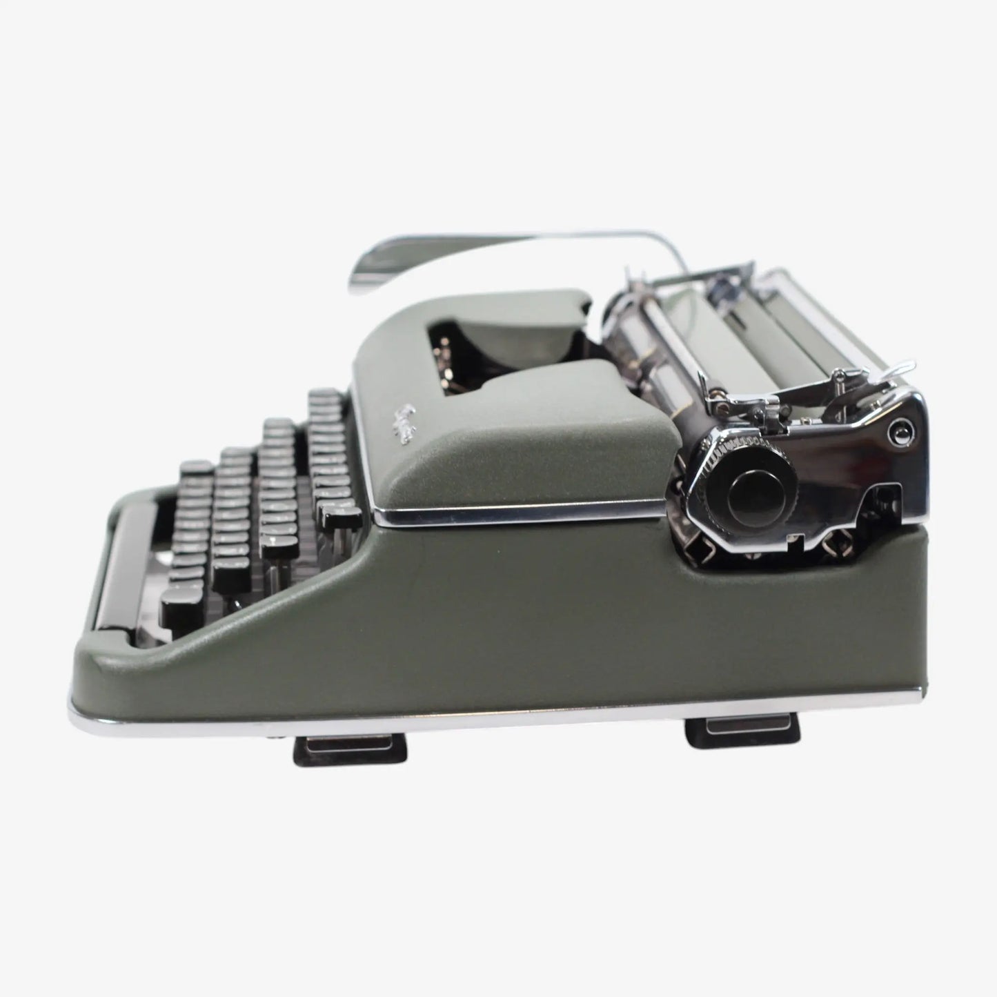 Olympia SM 3 De Luxe, Green Vintage Manual Typewriter, Restored - ElGranero Typewriter.Company