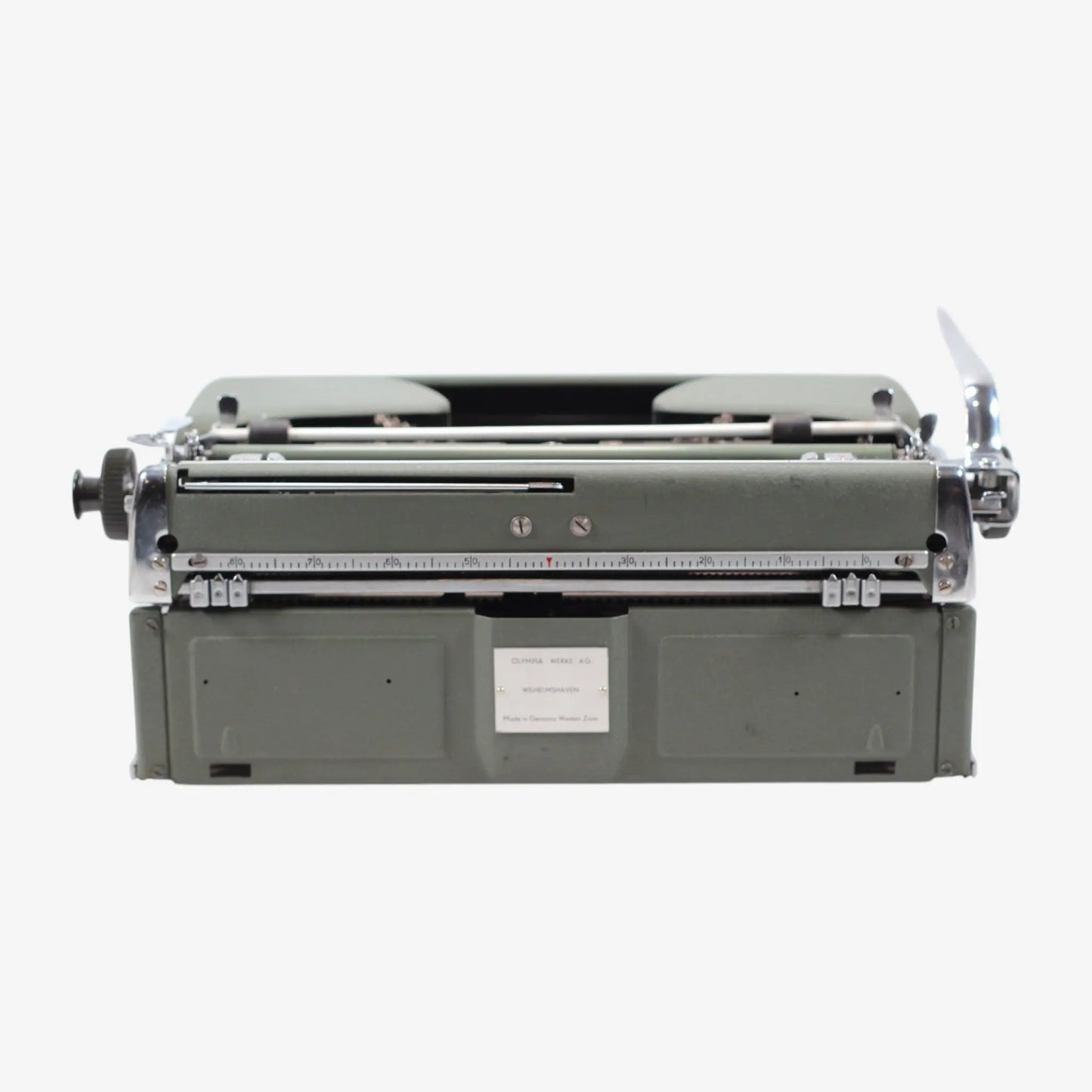 Olympia SM 3 De Luxe, Green Vintage Manual Typewriter, Restored - ElGranero Typewriter.Company