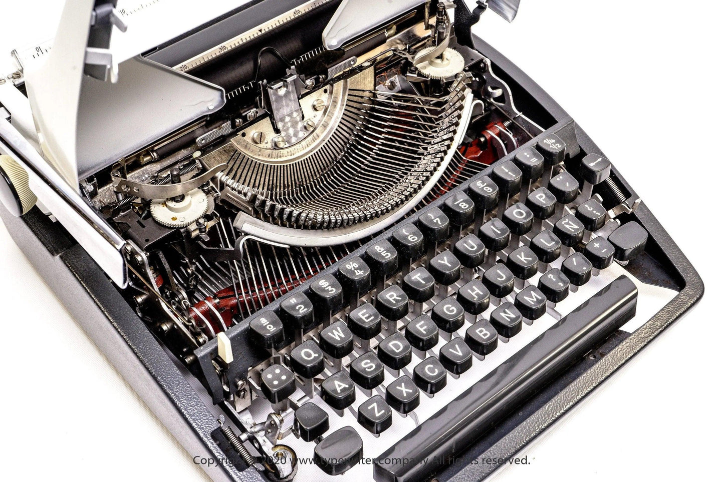 SOLD! Olympia SM White, Vintage Manual Typewriter, Restored - ElGranero Typewriter.Company