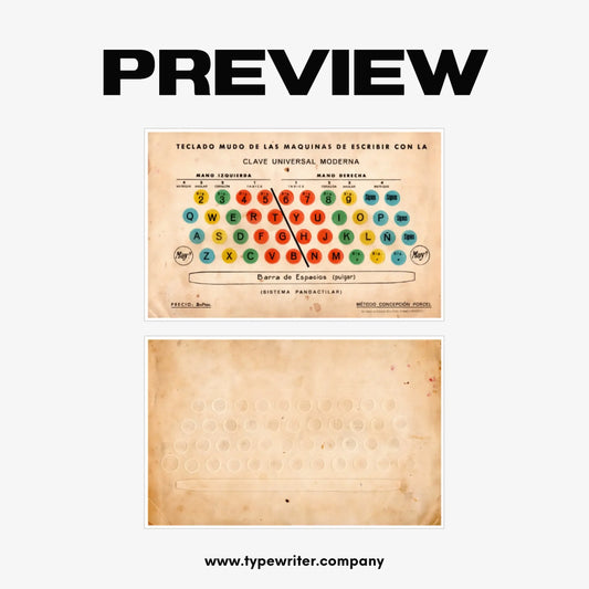 Original Vintage Ad for Typewriters, PDF in Spanish - ElGranero Typewriter.Company