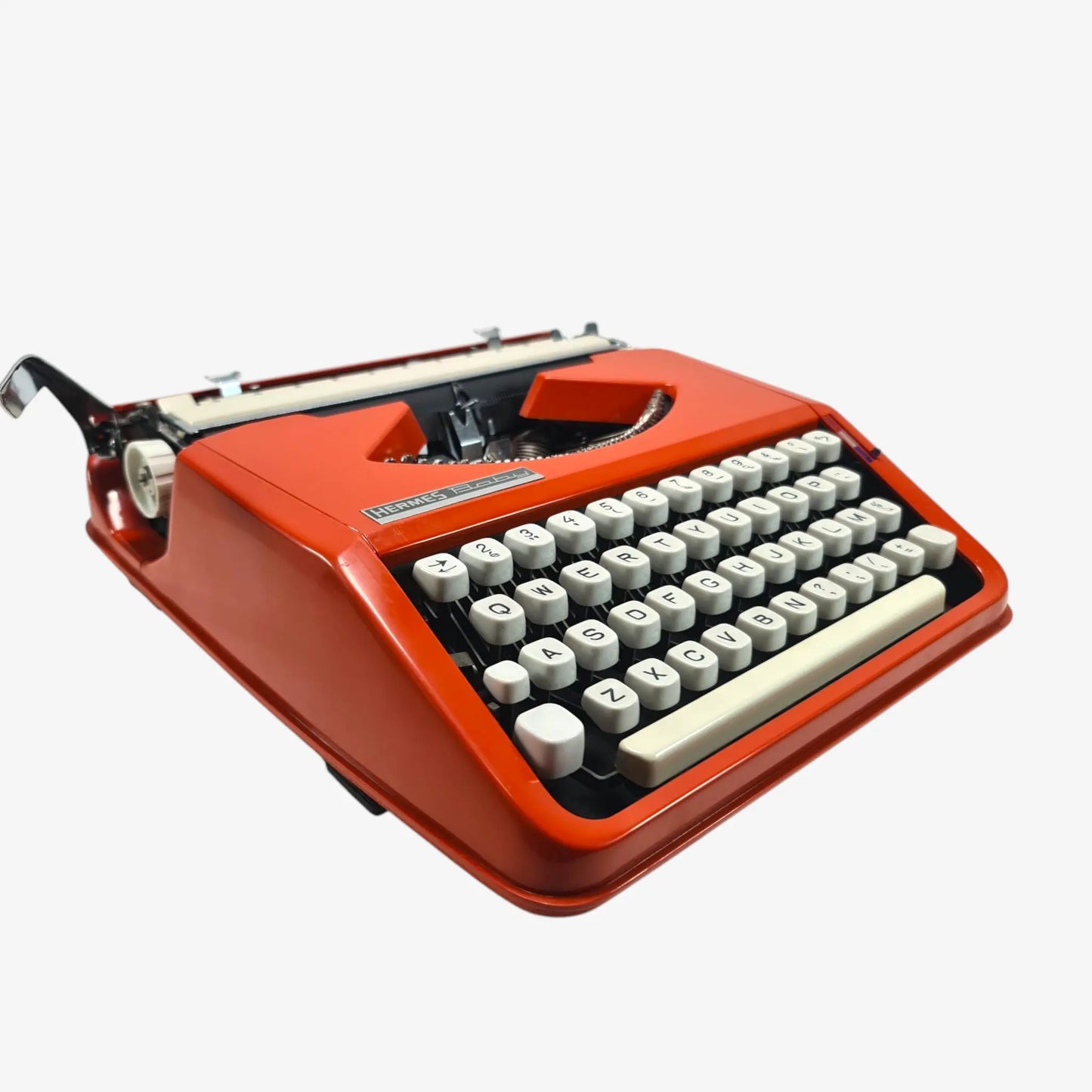 Rare Cursive font! Hermes Baby Orange, Vintage Manual Typewriter, Restored El Granero Typewriter.Company