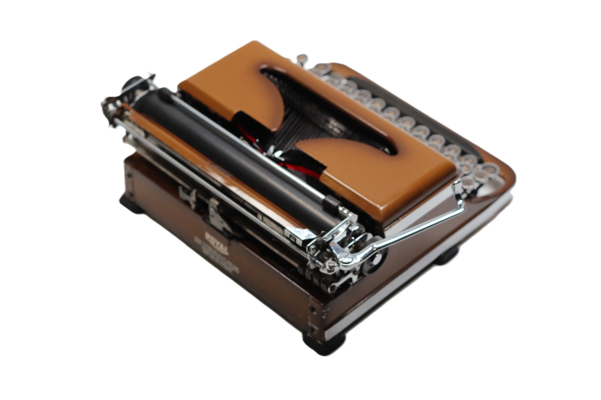 Royal Quiet, Very Rare Font and Colour, Vintage Manual Typewriter Serviced - ElGranero Typewriter.Company