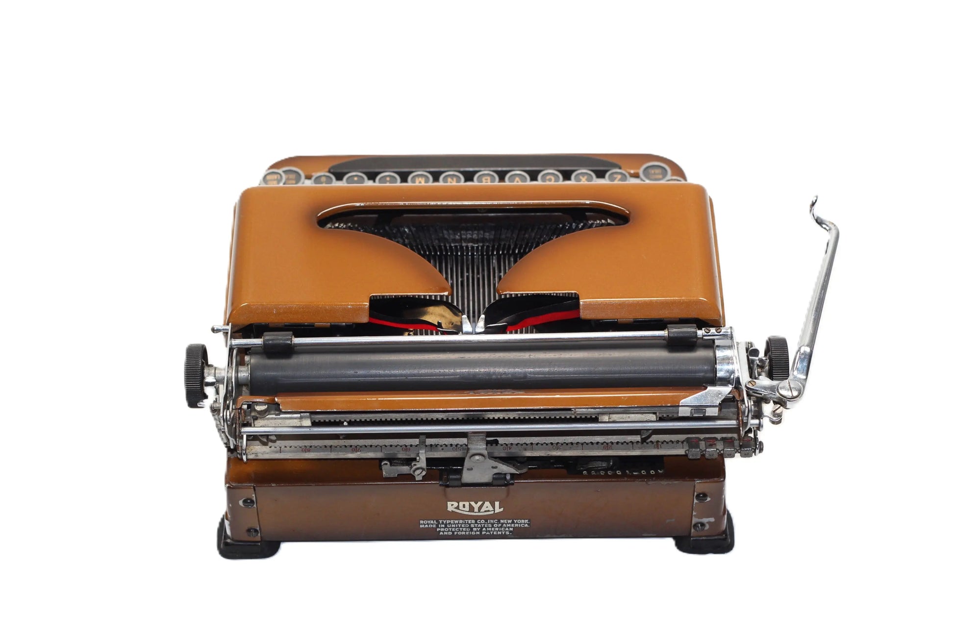 Royal Quiet, Very Rare Font and Colour, Vintage Manual Typewriter Serviced - ElGranero Typewriter.Company