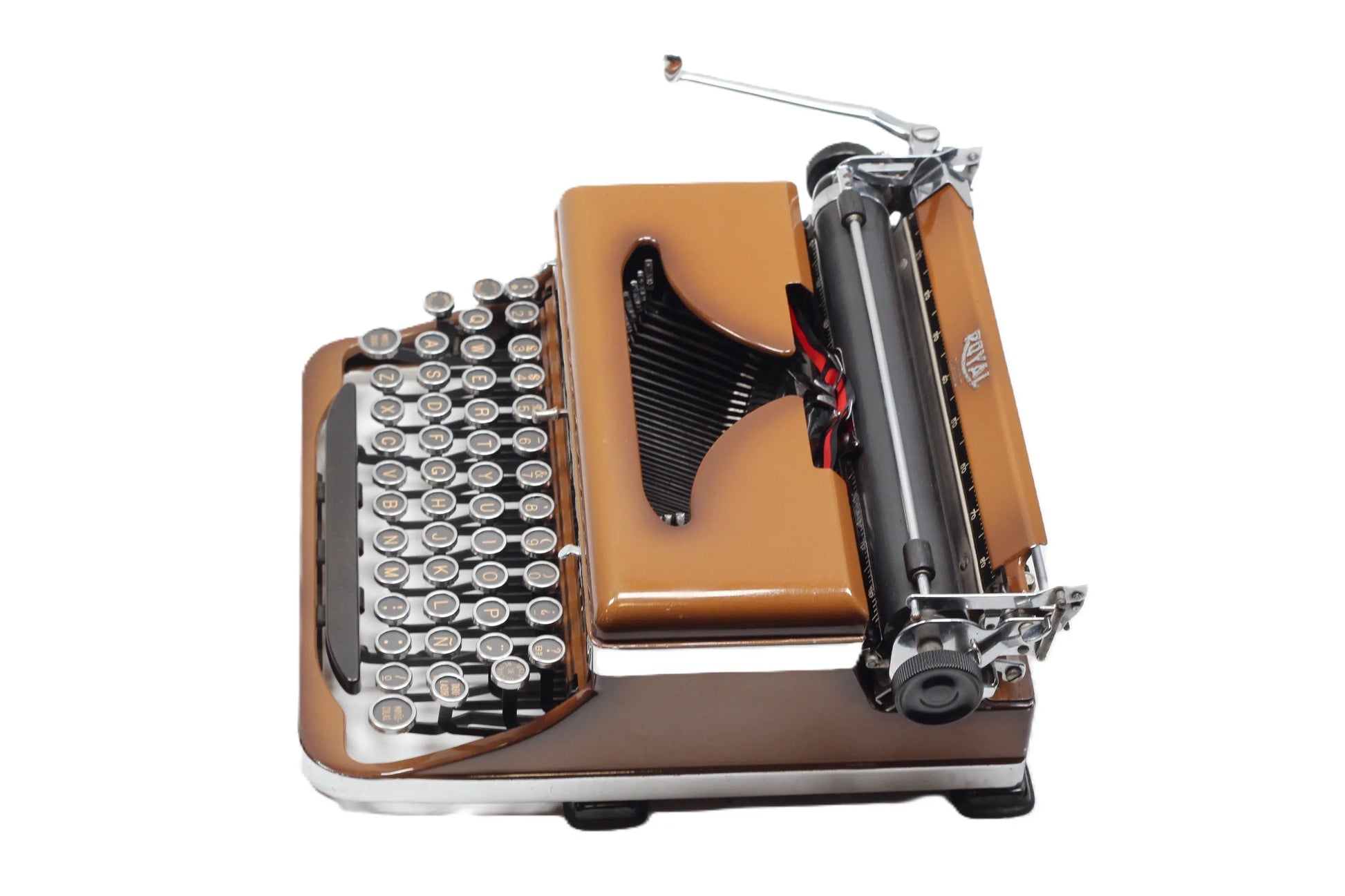 Royal Quiet, Very Rare Font and Colour, Vintage Manual Typewriter Serviced - ElGranero Typewriter.Company