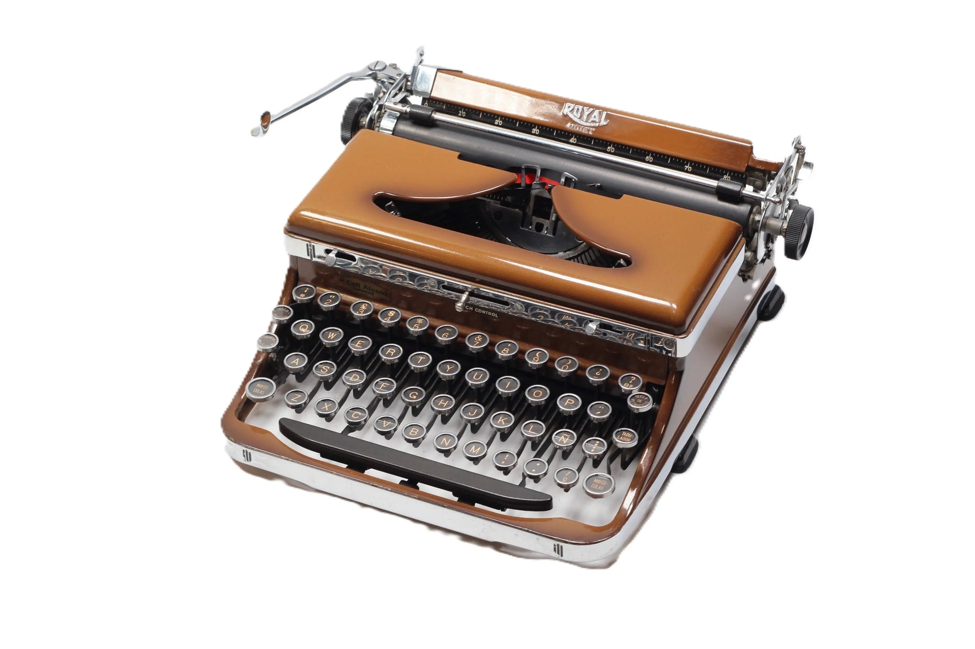 Royal Quiet, Very Rare Font and Colour, Vintage Manual Typewriter Serviced - ElGranero Typewriter.Company