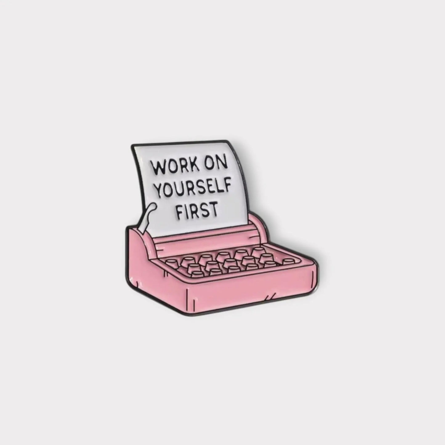 Vintage Enamel Pin - Gift for Writer - Souvenir - Typewriter Pins ElGranero Typewriter.Company