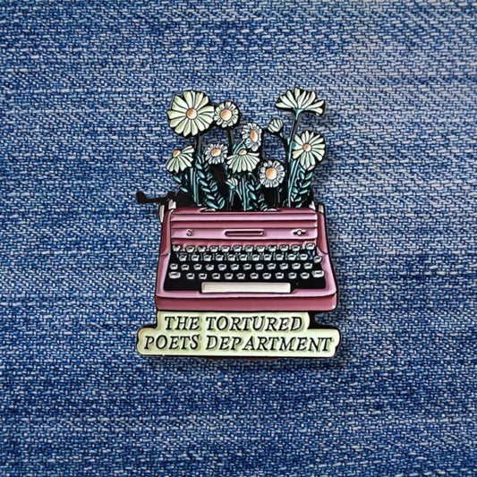 Vintage Enamel Pin - Gift for Writer - Souvenir - Typewriter Pins ElGranero Typewriter.Company