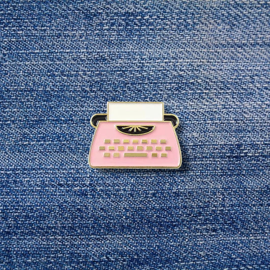 Vintage Typewriter Enamel Pin - Gift for Writer - Souvenir - Typewriter Pin ElGranero Typewriter.Company