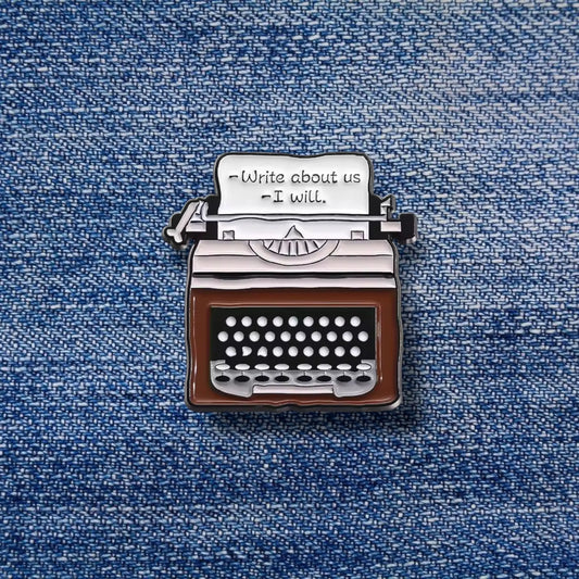 Vintage Typewriter Enamel Pin - Gift for Writer - Souvenir - Typewriter Pins (Copy) ElGranero Typewriter.Company