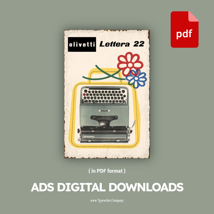 TYPEWRITER AD PDF - ElGranero Typewriter.Company