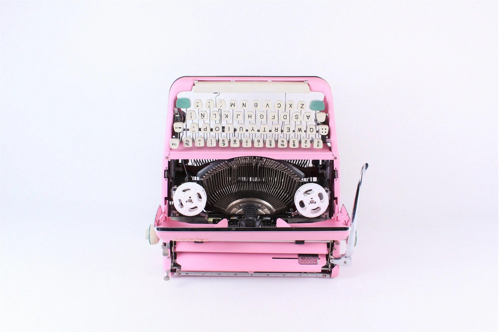SOLD! Olympia SM 2/3 Pink, Vintage Manual Typewriter, Refurbished - ElGranero Typewriter.Company