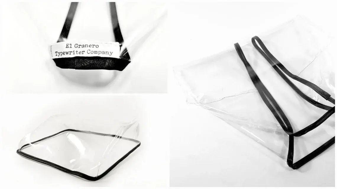 MEDIUM Typewriter Dust Cover for Olivetti Studio 46 (42), Transparent - ElGranero Typewriter.Company