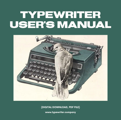 Instruction Manual for Vintage Typewriter Olivetti Studio 46 / 42, PDF in Spanish - ElGranero Typewriter.Company