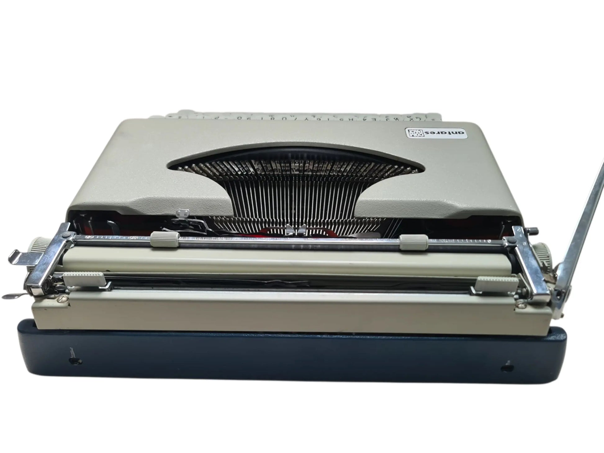 Antares Compact Typewriter, QWERTY working vintage typewriter  ElGranero Typewriter.Company