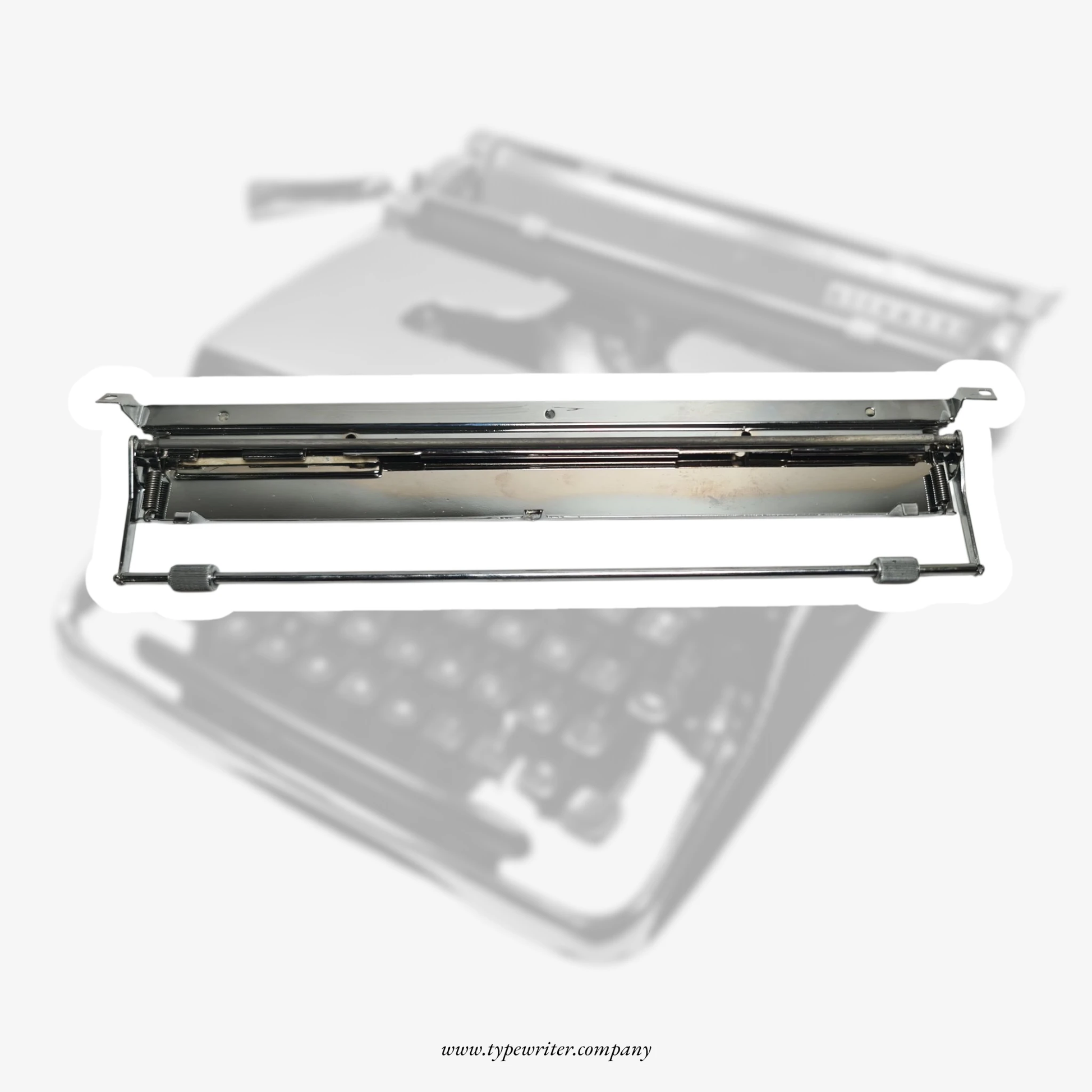 Chrome Olivetti Paper Lettera 22 (Pluma 22) Typewriter Spare Part  ElGranero Typewriter.Company