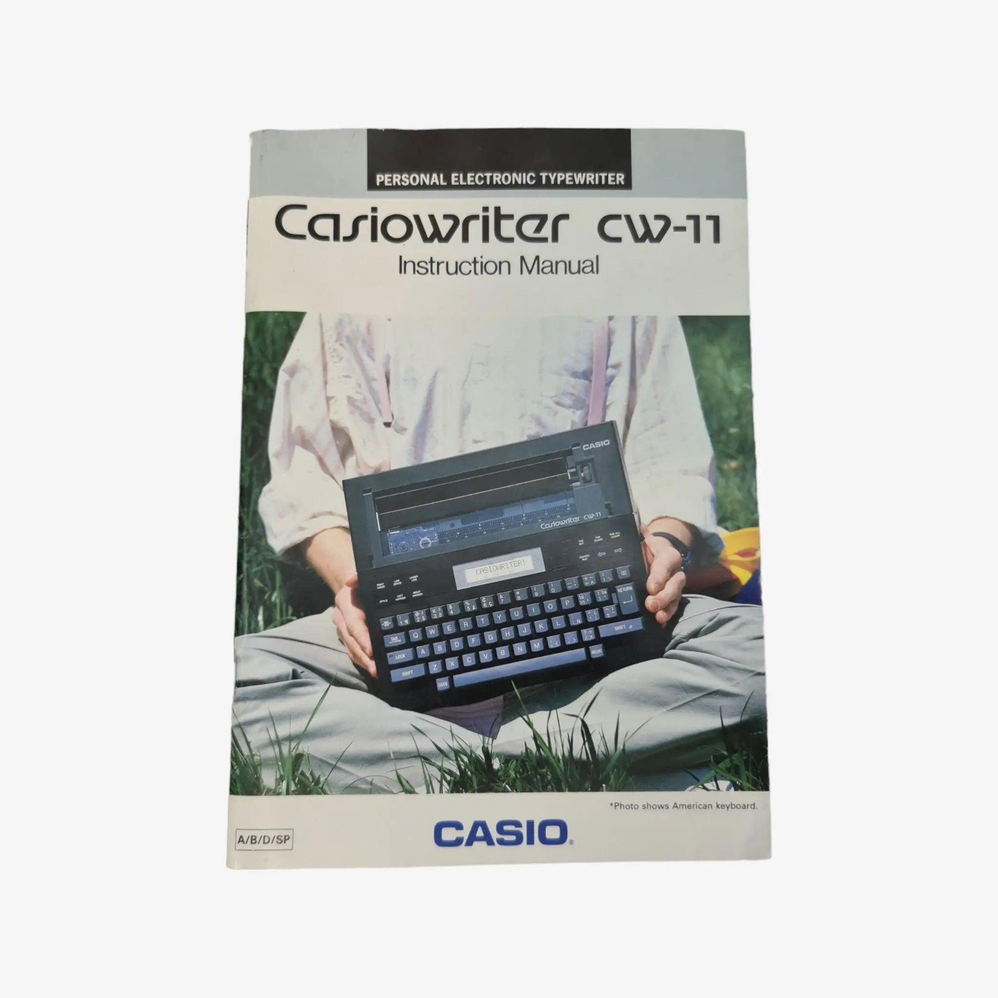 Electric Typewriter CasioWriter CW-11, Vintage - ElGranero Typewriter.Company