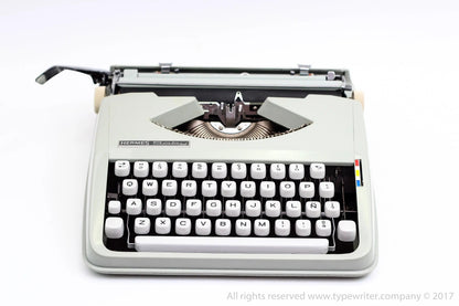 Cursive Font! Hermes Baby, Vintage Manual Typewriter, Restored - ElGranero Typewriter.Company