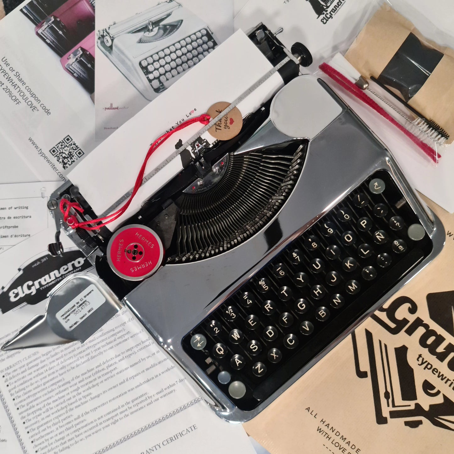 Gift Wrapping & Personal Touch  ElGranero Typewriter.Company