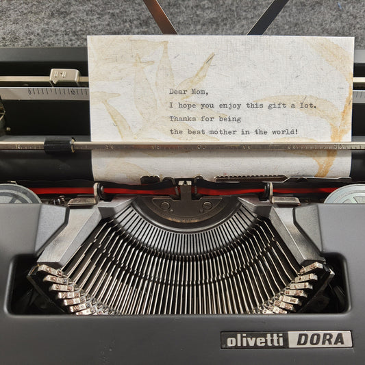 Gift Wrapping &amp; Personal Touches  ElGranero Typewriter.Company