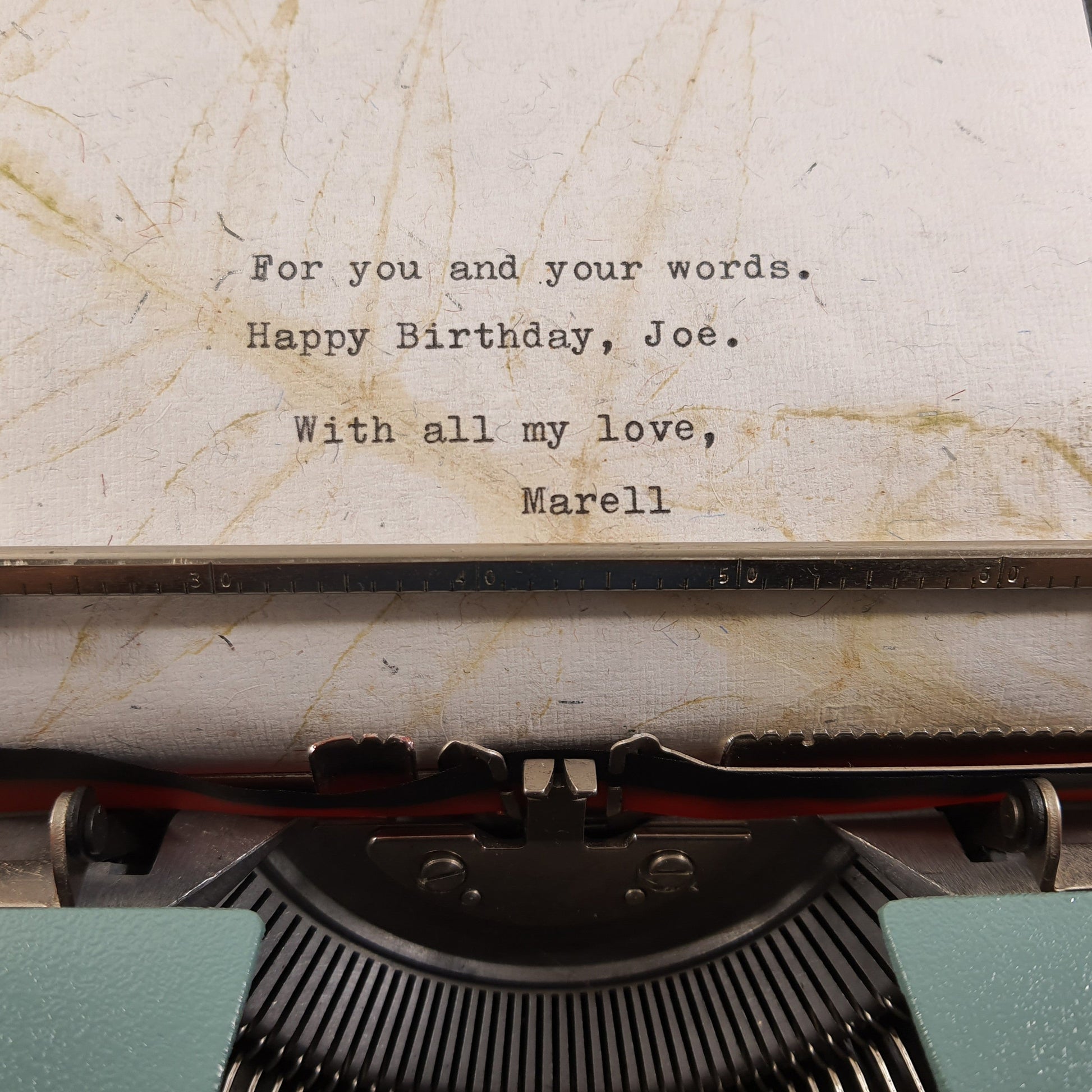 Gift Wrapping &amp; Personal Touches  ElGranero Typewriter.Company